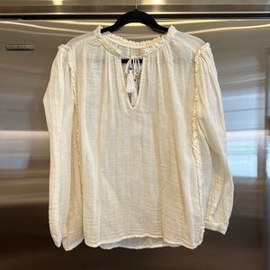 SUNDAYS new with tags Summerton Voile top in coconut milk